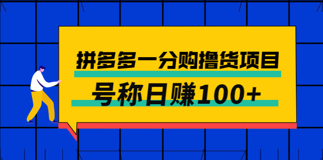 外面卖88的拼多多一分购撸货项目，号称日赚100+-云网创资源站