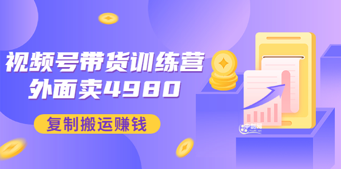 外面卖4980【盗坤：视频号带货训练营】复制搬运赚钱-云网创资源站