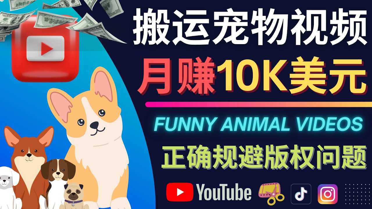 搬运TIKTOK视频到YouTube，并进行二次创作，月赚1万美元以上-云网创资源站