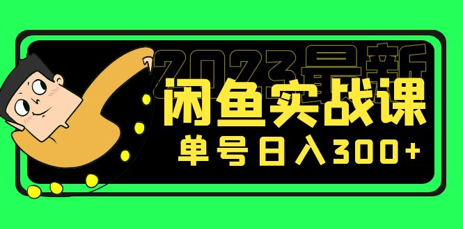 花599买的闲鱼项目：2023最新闲鱼实战课，单号日入300+-云网创资源站