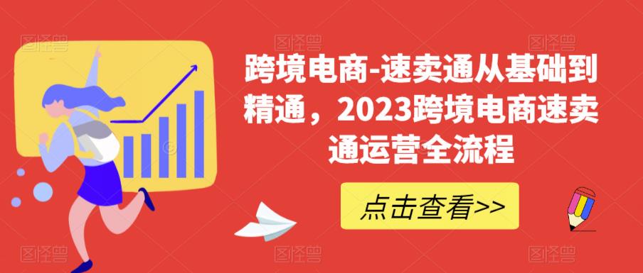 速卖通从0基础到精通，2023跨境电商-速卖通运营实战全流程-云网创资源站