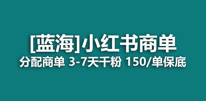 2023蓝海项目，小红书商单，快速千粉，长期稳定，最强蓝海没有之一-云网创资源站