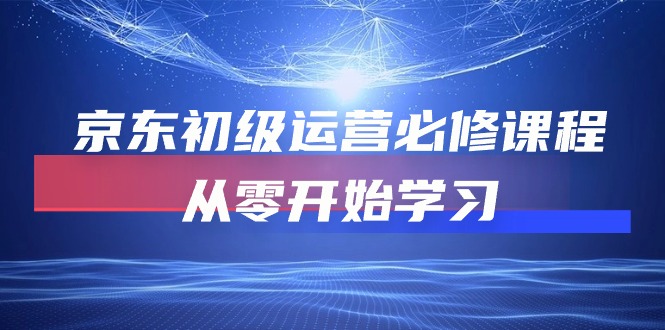 京东初级运营必修课程，从零开始学习-云网创资源站