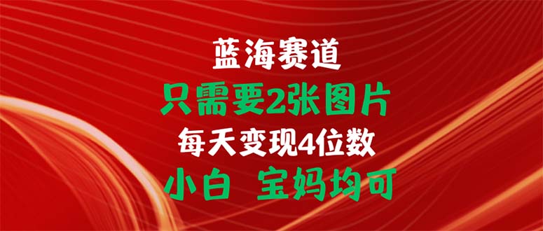 只需2张照片 每日转现4个数 新手 宝妈妈都可-云网创资源站