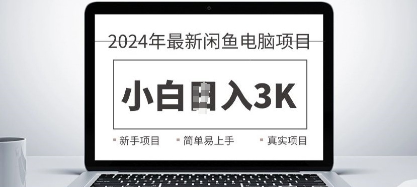 2024全新闲鱼电脑新项目，出手就可以吃肉的好项目-云网创资源站