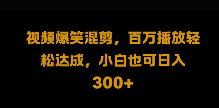 视频号零门槛，爆火视频搬运后二次剪辑，轻松达成日入1k【揭秘】-云网创资源站