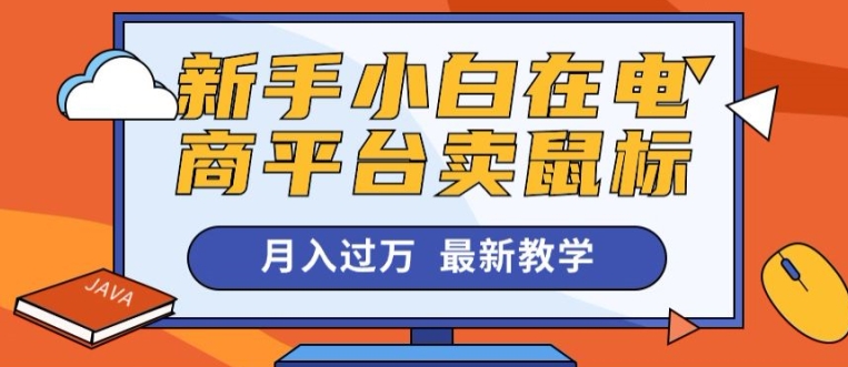 新手入门在电商平台卖电脑鼠标月入了万，最新赚钱课堂教学-云网创资源站