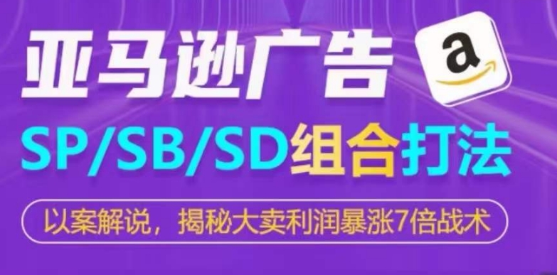 亚马逊平台SP/SB/SD广告宣传组成玩法，揭密热销盈利疯涨7倍战略-云网创资源站