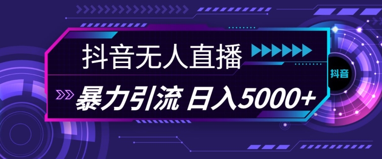 抖音和快手微信视频号全网平台通用性无人直播引流法，运用图片素材和语音销售话术，暴力行为日引流方法100 自主创业粉【揭密】-云网创资源站